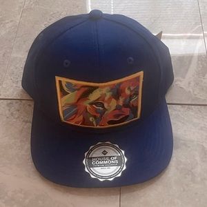 HOUSE OF COMMONS Blue Lion Flat Brim Snap Back X One Size